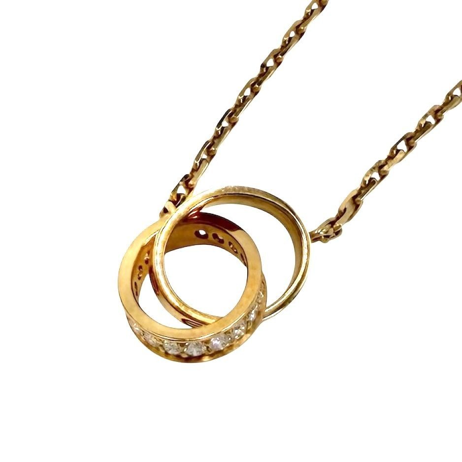 Cartier Necklace Baby Love 18k YG Screw 18k Yellow Gold Diamond