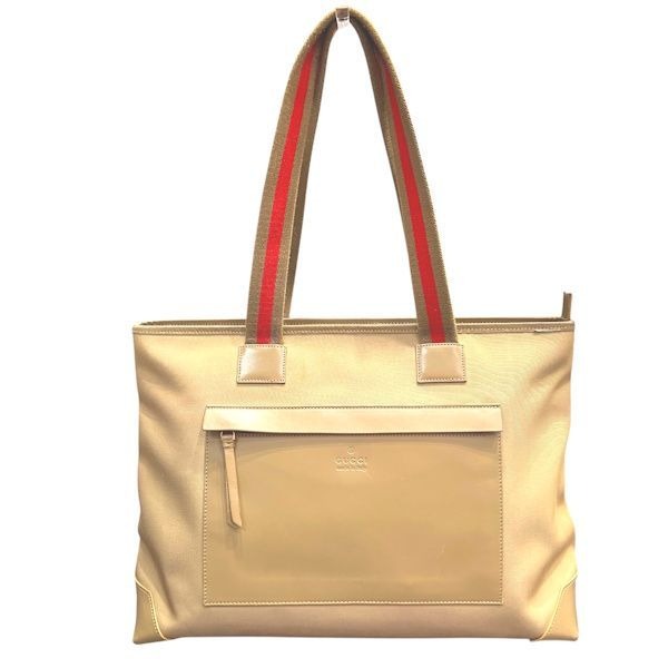 Gucci Khaki Leather Tote