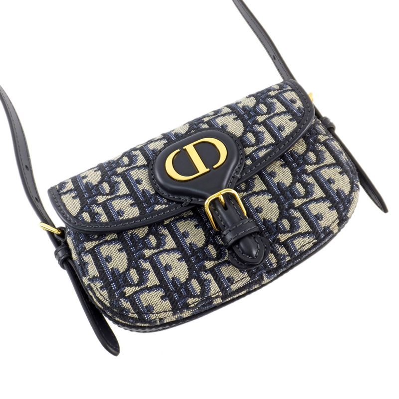 Dior Bobby Oblique Peacock Mini Shoulder Bag Gold Hardware CD Logo