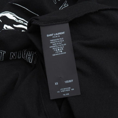 Saint Laurent Paris Short Sleeve T-shirt Size XS Print Cut And Sewn Car Made In