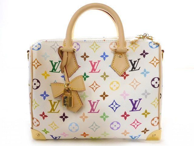 Vuitton M13085 - LV X TM Speedy Bandouliere 25 Monogram Multicolor White 2WAY