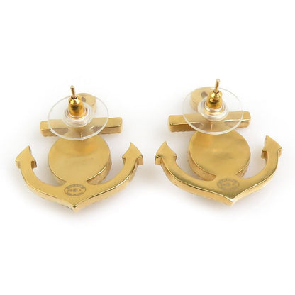 Chanel Earrings Coco Mark Anchor