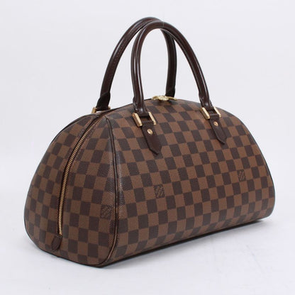 Louis Vuitton Rivera MM Damier Ebene Damier Ebene Leather × PVC Brown Handbag