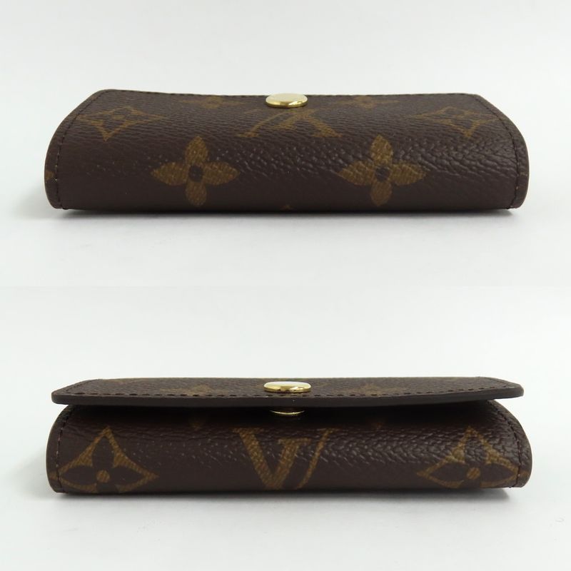 Louis Vuitton Key Case Multicles 4 M69517 Monogram Brown Gold Hardware