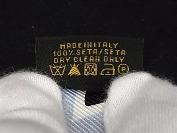 Bvlgari Bulgari Serpenti Silk Tulle Ribbon Scarf Ring Scarf Light Blue Gold