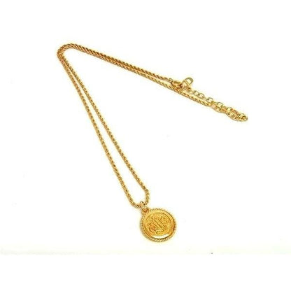 Dior Vintage Necklace Pendant Gold