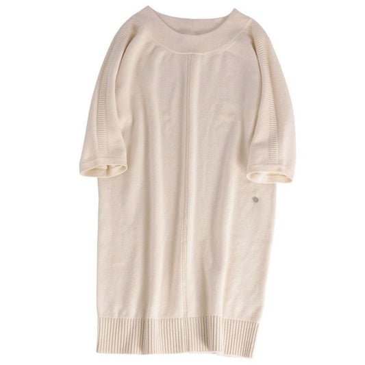 Hermes Dress 18 SS Knit 3/4 Sleeve Cashmere