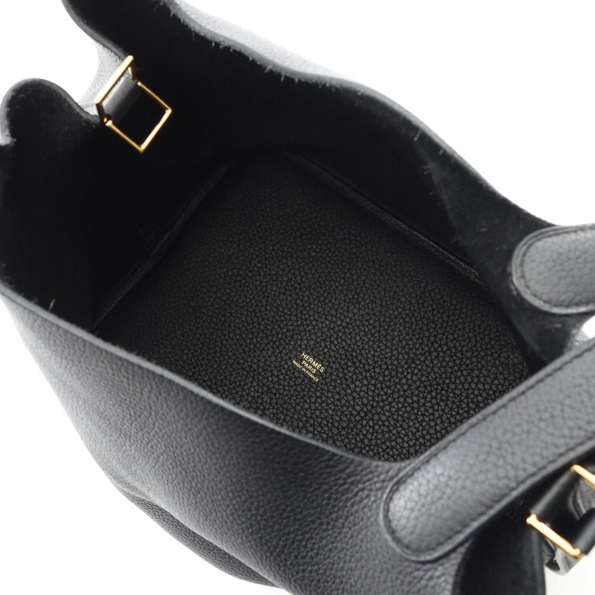 Hermes Handbag Picotin Lock MM Black Leather — view 3