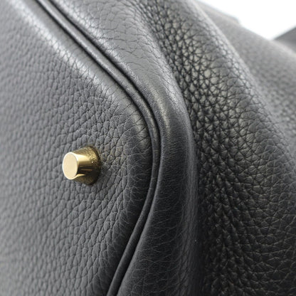 Hermes Handbag Picotin Lock MM Black Leather — view 7