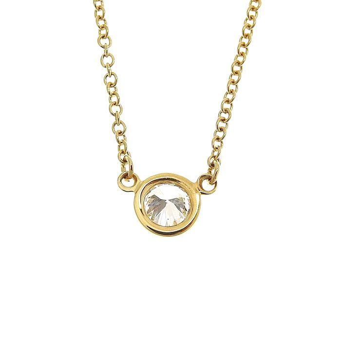 Tiffany & Co Tiffany & Co By-the-yard Diamond Necklace 18K Yellow Gold 750