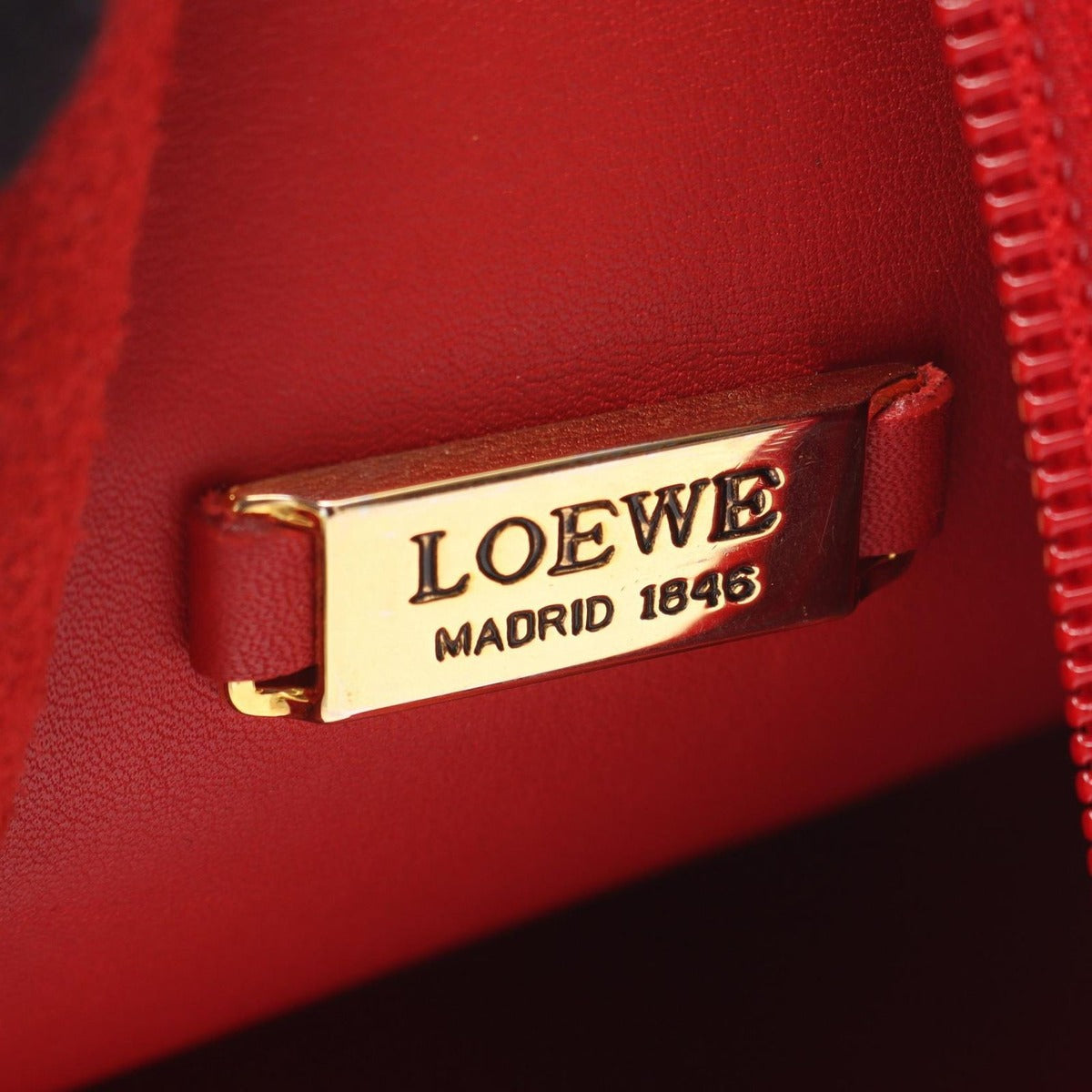 Loewe Backpack Anton Red Leather — view 4