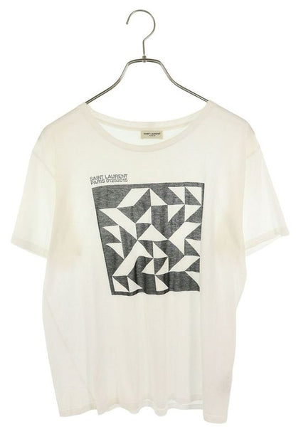 Saint Laurent Paris 397797 Y2lm1 Logo Print T-shirt Men's L