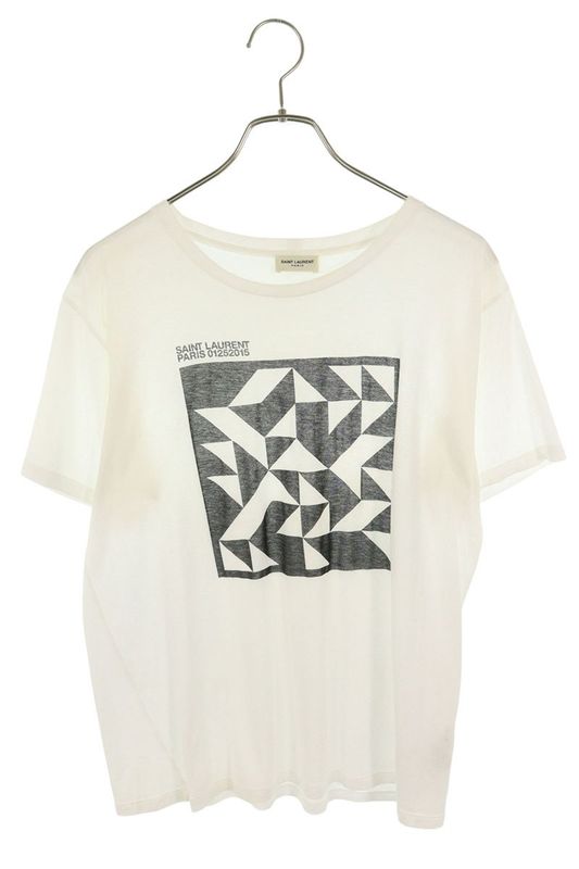 Saint Laurent Paris 397797 Y2lm1 Logo Print T-shirt Men's L