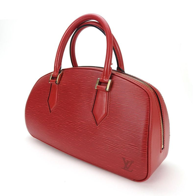Louis Vuitton Handbag Jasmine Epi Leather Red Castilian