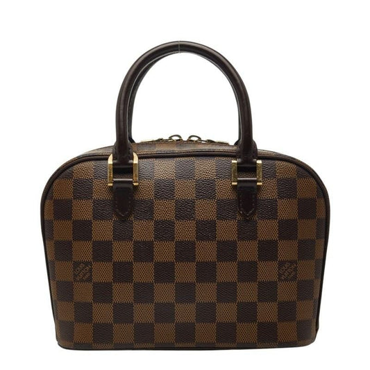 Louis Vuitton Damier Salia Mini Handbag Brown Leather