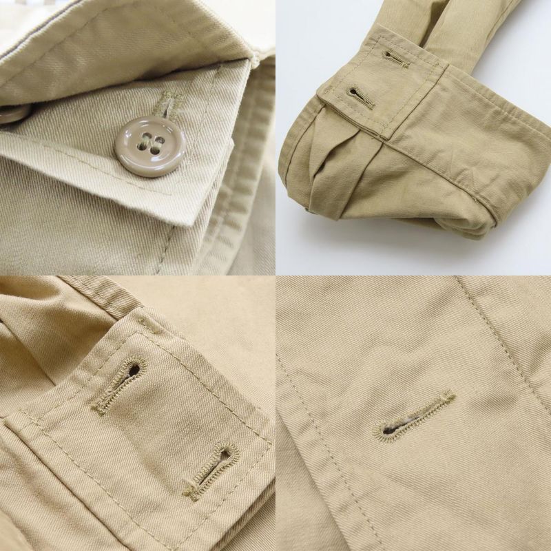 Yves Saint Laurent Other Outerwear 46 Cotton Beige Coat Apparel Men YVES Saint