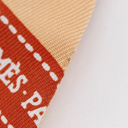 Hermes Twilly Bolduc Ribbon-patterned Silk Women's Scarf