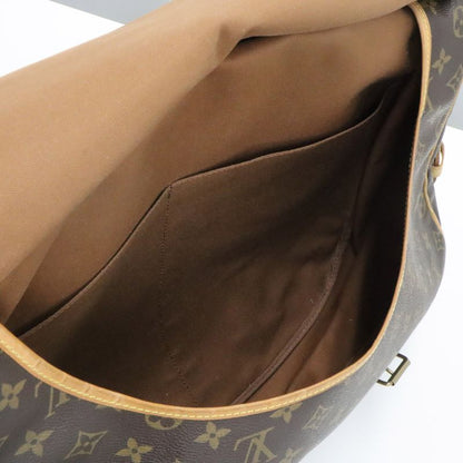 Louis Vuitton Monogram Saumur 43 M42252 PVC Leather Shoulder Bag