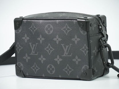 Authentic Louis Vuitton LV Mini Soft Trunk Monogram Eclipse Shoulder Bag