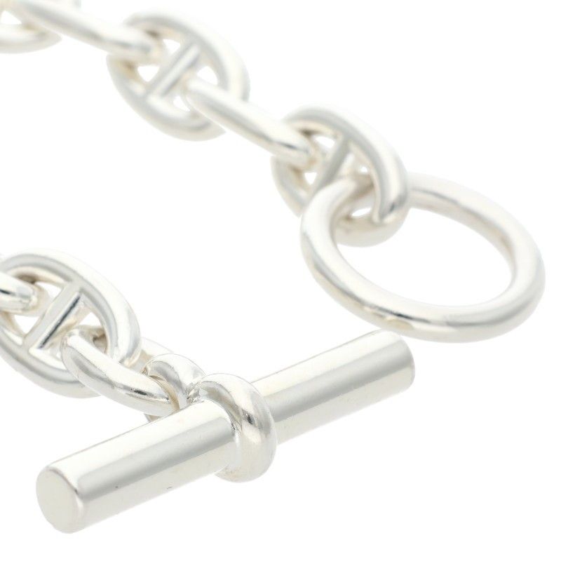 Hermes Chaine D'ancre MM Chaine D'ancre MM Silver Bracelet Men's 17link
