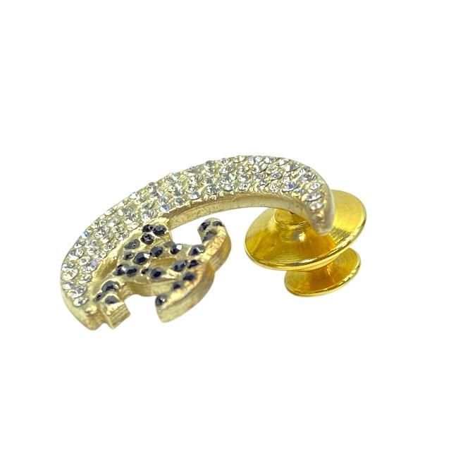 Chanel Brooch Pin Brooch Pin Badge Accessories Coco Mark Moon Crescent Moon GP