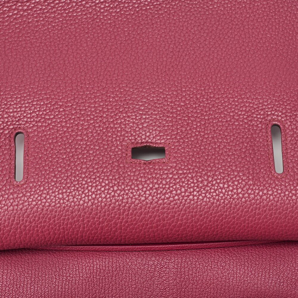 Hermes Gipsyère 34 Shoulder Bag Taurillon Clemence Tosca (silver Hardware)