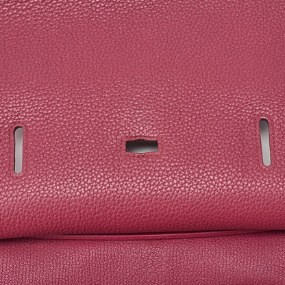 Hermes Gipsyère 34 Shoulder Bag Taurillon Clemence Tosca (silver Hardware)