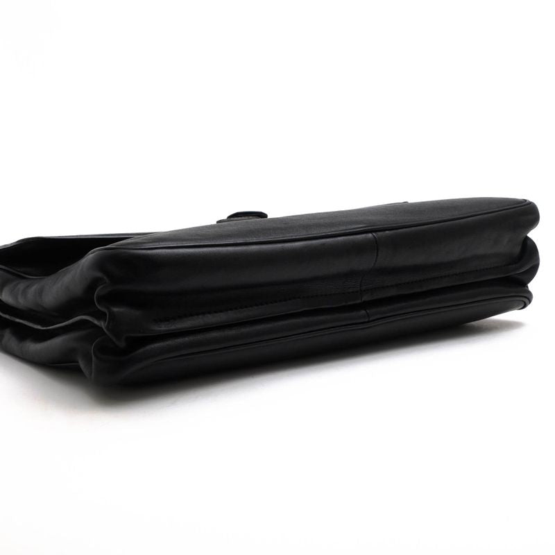 Bvlgari Bags Briefcases Business Bags Business Men Leather Genuine Black Flap