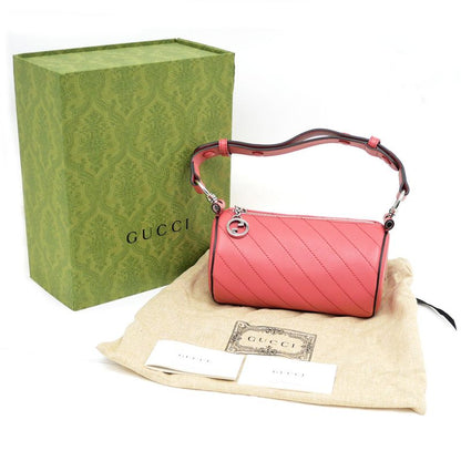 Gucci Blondie Mini Shoulder Bag 760170 One Shoulder - Pink Leather