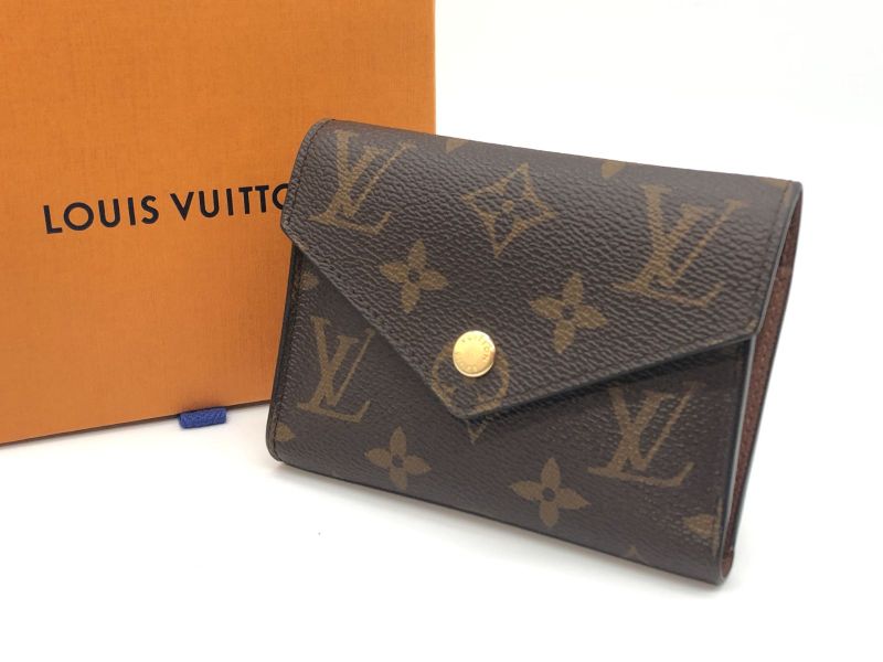 Louis Vuitton Monogram M62360 Portefeuille Victorine Trifold Wallet Preowned