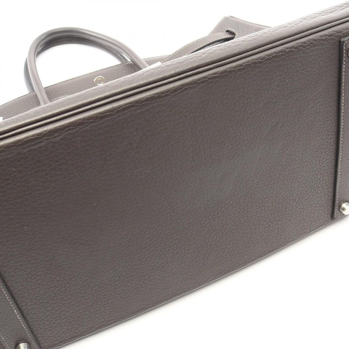 Hermes Handbag Birkin 40 Graphite Leather — view 11