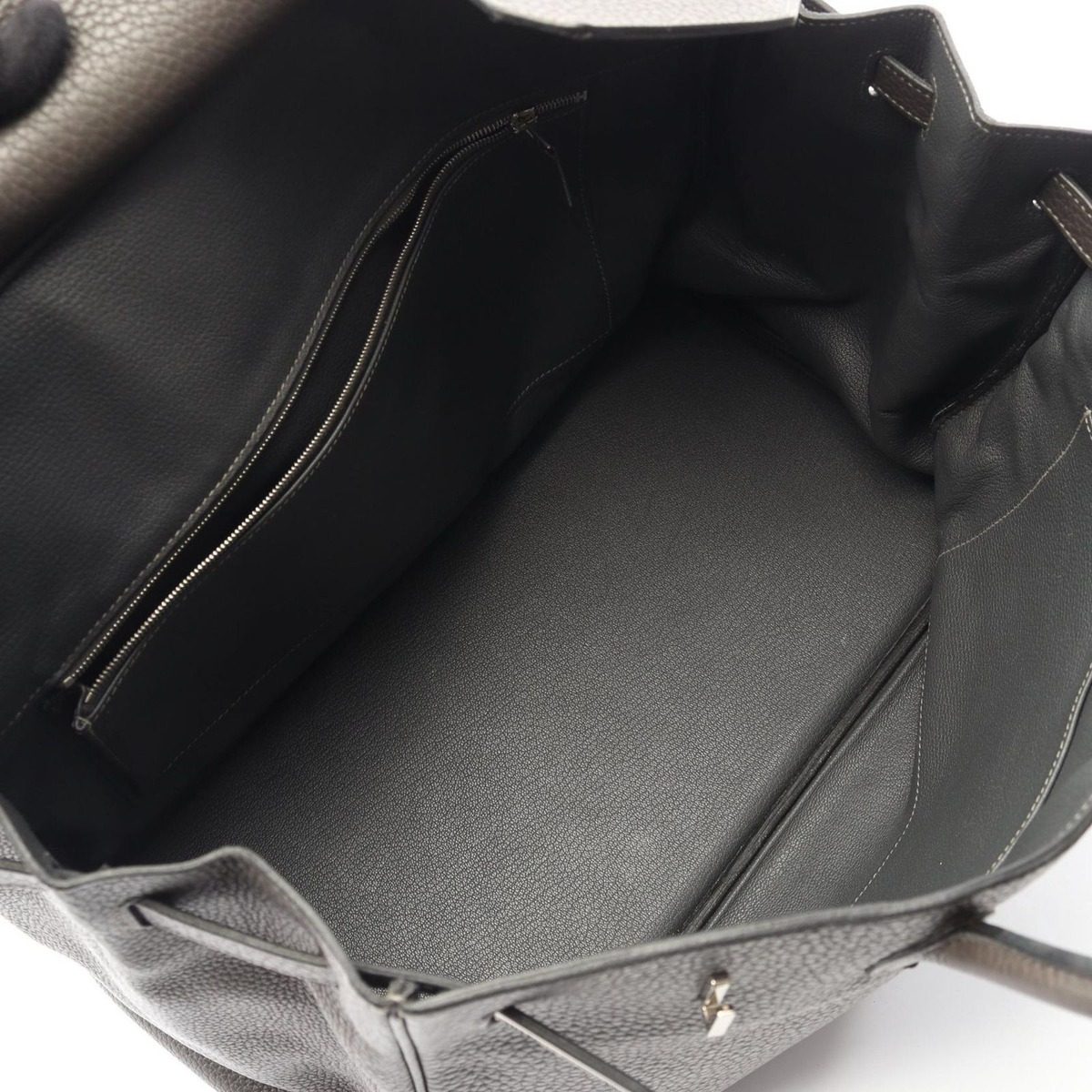 Hermes Handbag Birkin 40 Graphite Leather — view 3