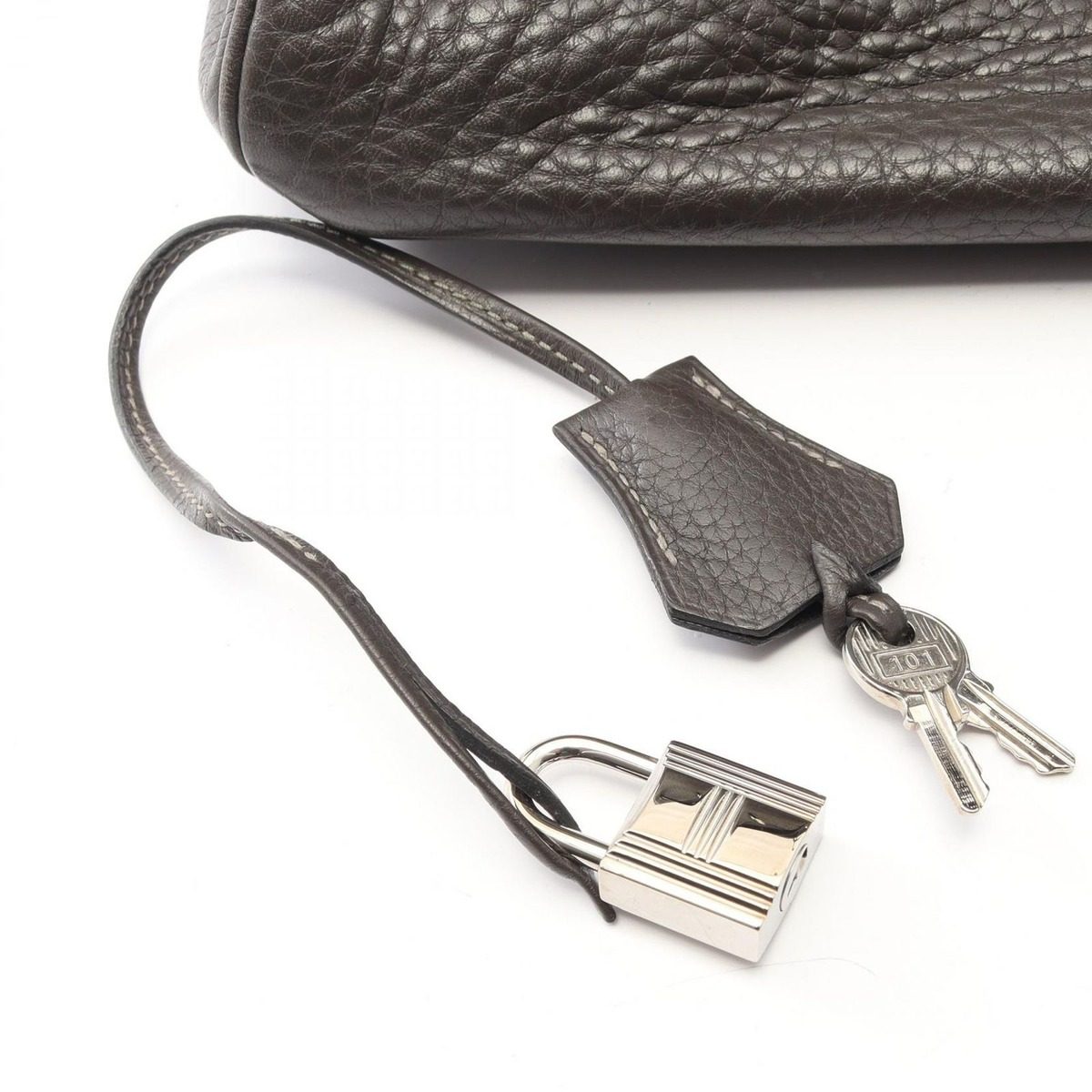 Hermes Handbag Birkin 40 Graphite Leather — view 6