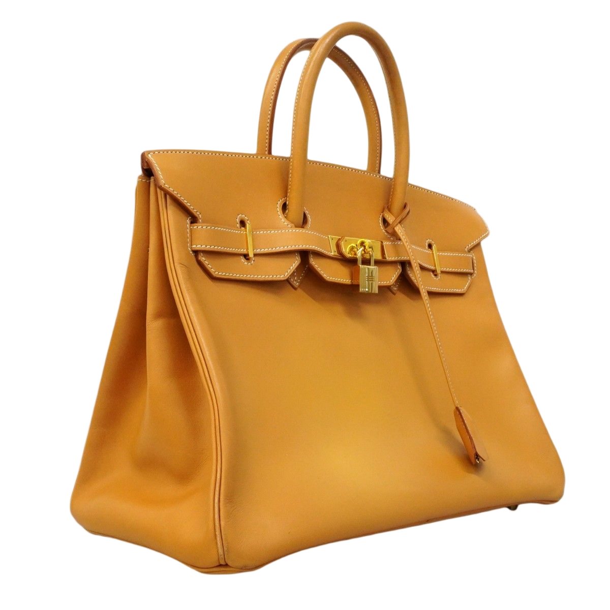 Hermes Handbag Birkin 35 Barenia Natural Gold — view 2