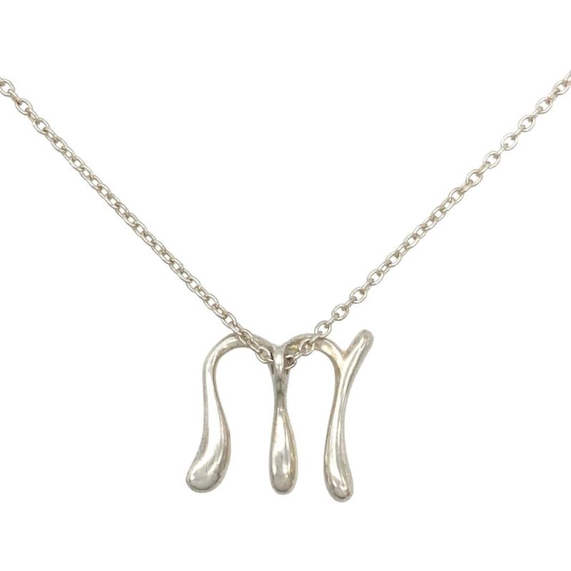 Tiffany & Co Tiffany & Co Initial M Necklace Sv925 22g Silver