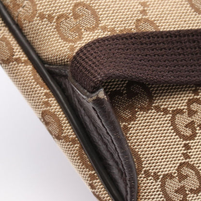 Gucci Backpack GG Canvas Beige Dark Brown — view 9