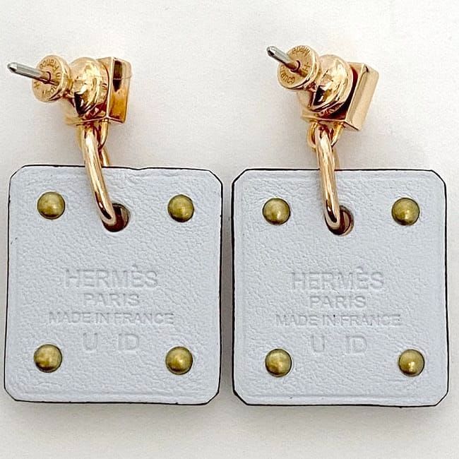 Hermes Earrings As de Coeur Pink