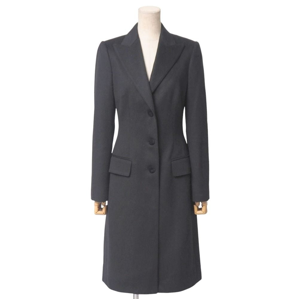 Dolce & Gabbana Coat 38 Chesterfield Lining Leopard