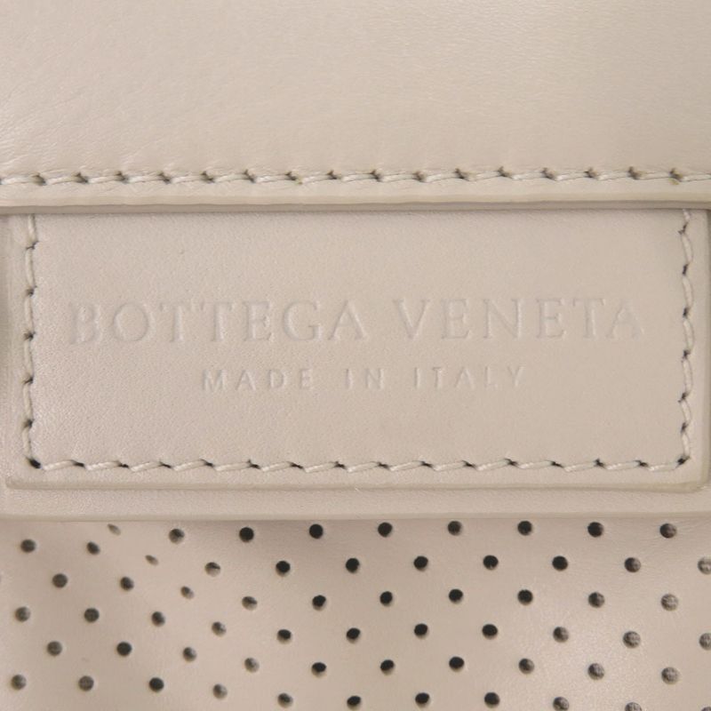 Bottega Veneta Reggello Leather Ivory Shoulder Bag White 0413 Bottega Veneta