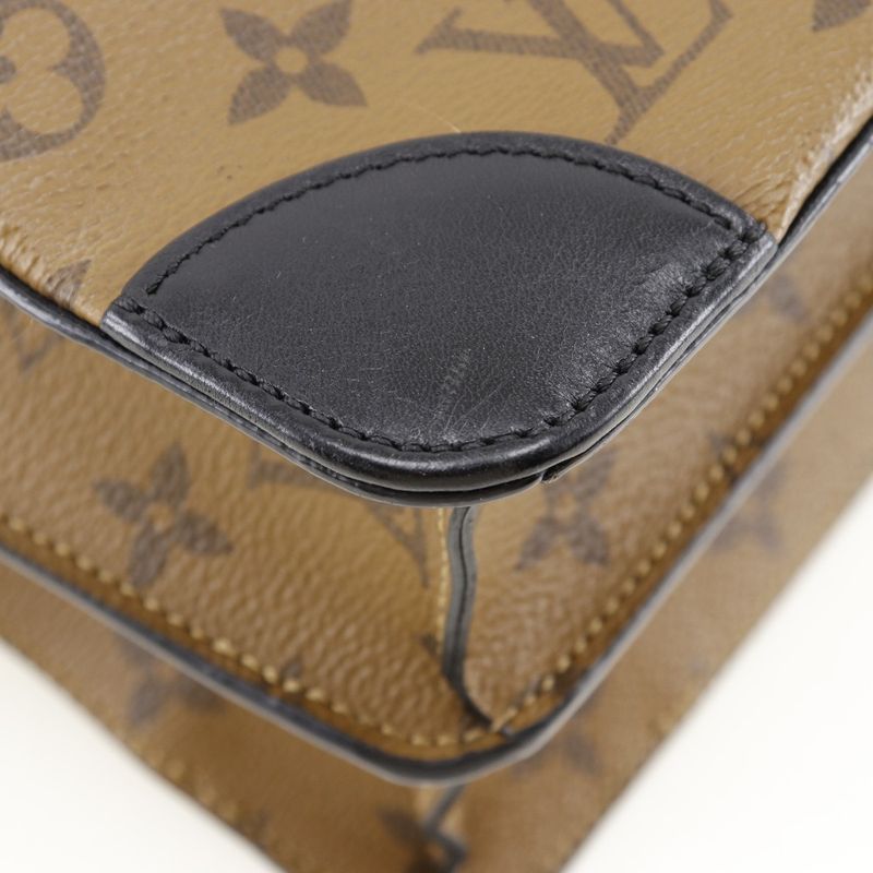 Louis Vuitton City Mal M43595 X Monogram Reverse Black/brown Ba0158 Ladies