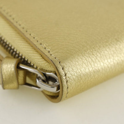 Louis Vuitton Zippy Lock Me Color M69058 Grain Calf Leather Gold Ub5109 Ladies