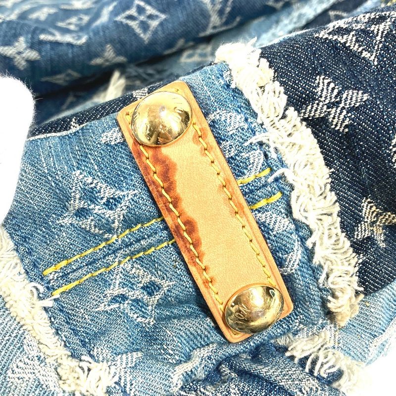 Louis Vuitton Shoulder Bag Patchwork Postie M95374 Monogram Denim Canvas Blue