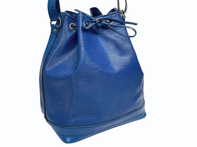 Louis Vuitton Shoulder Bag Epi Noe Blue Gold — view 4