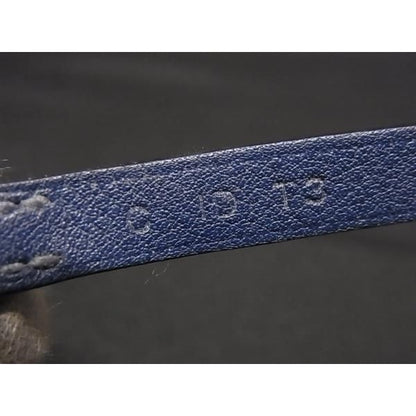 Hermes Choker Ettelier Dubreuil Blue Vorsift Silver Hardware 2 Strand — view 4