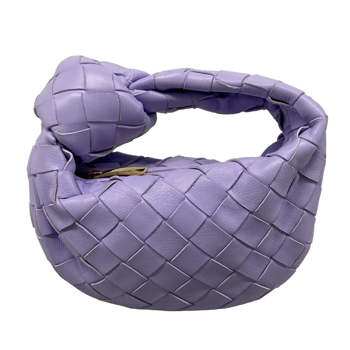 Bottega Veneta Handbag Candy Jodie Light Purple Lambskin