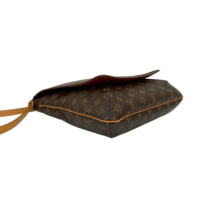 Louis Vuitton Vintage Musette Leather Shoulder Bag Pochette Sacoche Brown 63385