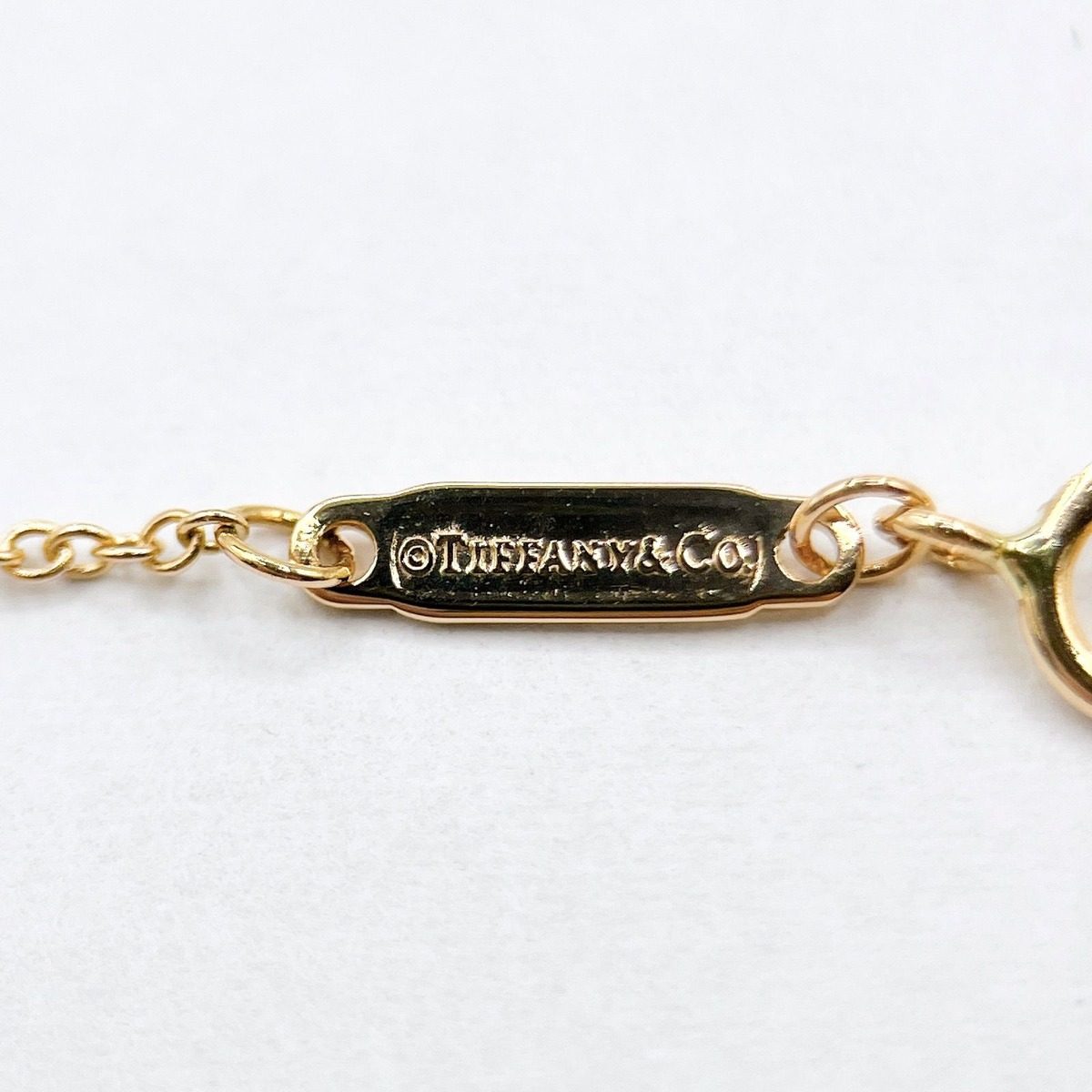 Tiffany & Co T Smile Mini Pink Gold Necklace Cm — view 4