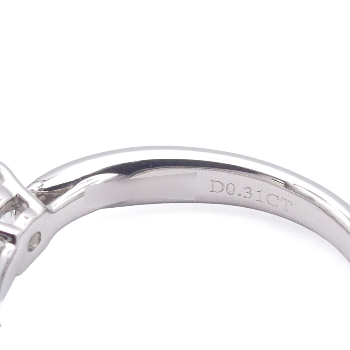 Tiffany & Co Harmony Engagement Ring Platinum Diamond Round Brilliant — view 7