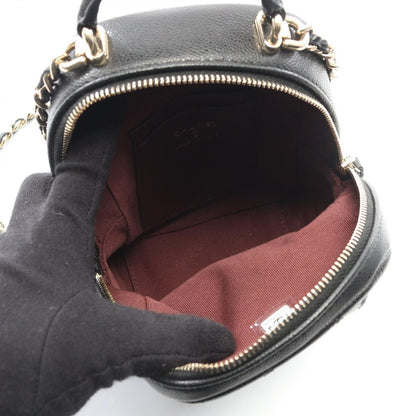 Chanel Backpack Quilted Black Caviar Leather — view 3