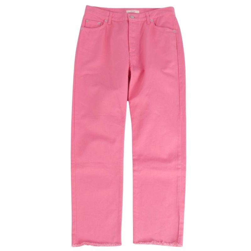 Celine Pants Phoebe Period Denim Cotton Botto — view 2